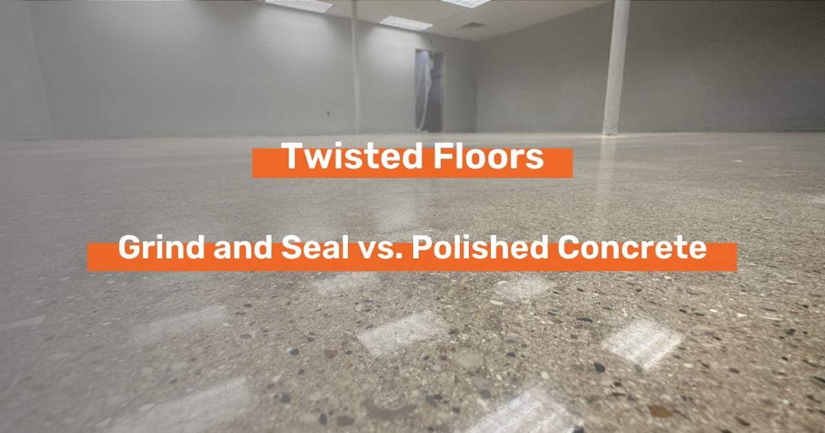 What is the Difference Between Grind and Seal and Polished Concrete